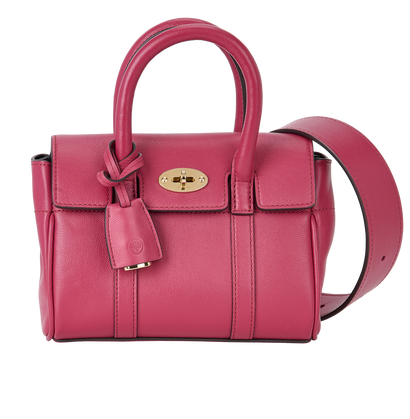 Bayswater, £475, Handbags, Pink, Leather, Front view